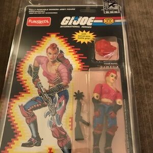 Gi Joe Funskool Dreadnok Zarana Hasbro 2002 Action Figure MOC 3.75”